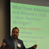 Chris Hindbaugh discussing what addiction looks like in Northern Michigan